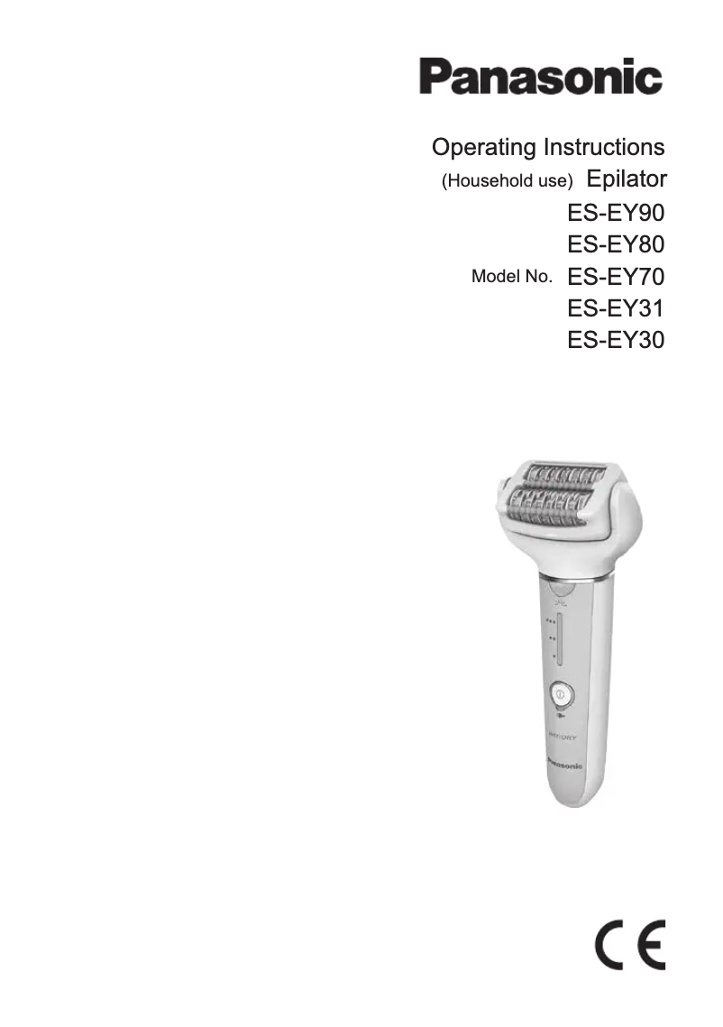 Page 1 of the manual User Manual Panasonic ES-EY70