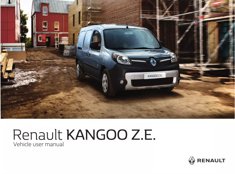 Page 1 de la notice Manuel utilisateur Renault Kangoo Z.E. (2020)