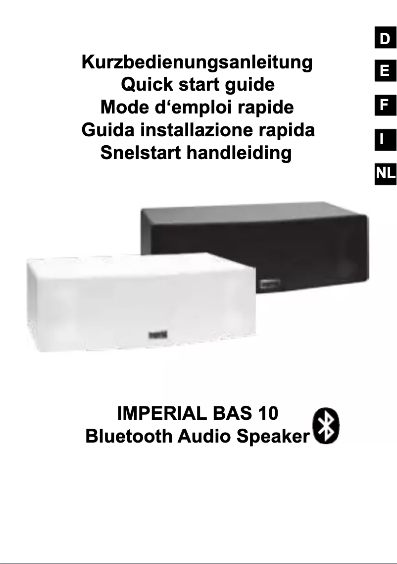 Page 1 de la notice Manuel utilisateur Telestar Imperial Bas 10