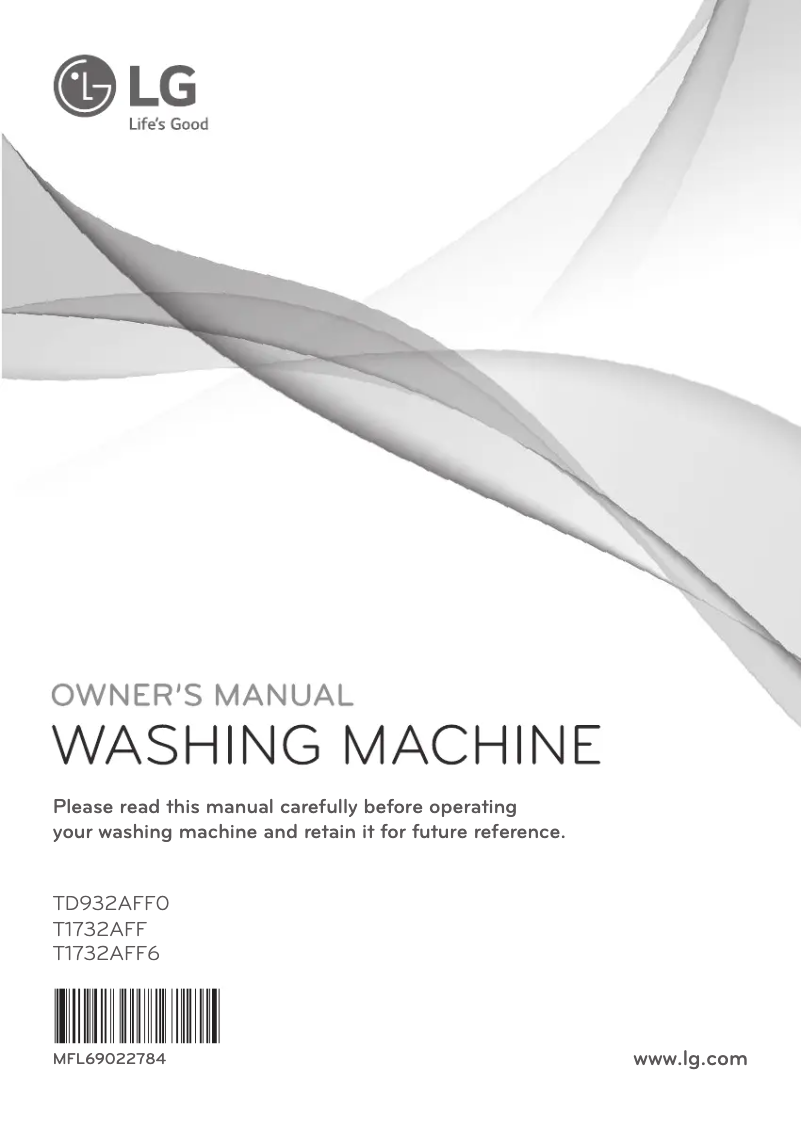 Image de la première page du manuel de l'appareil T1732AFF