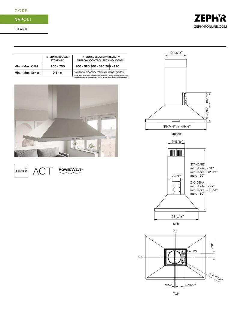 Image de la première page du manuel de l'appareil ZNAM90DS