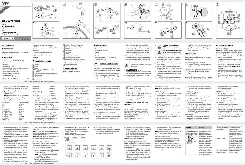 Image de la première page du manuel de l'appareil IAN 94513