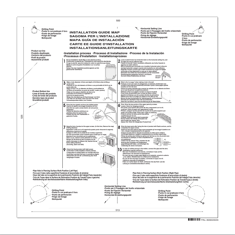 Page 1 de la notice Guide d'installation LG MA12AH1