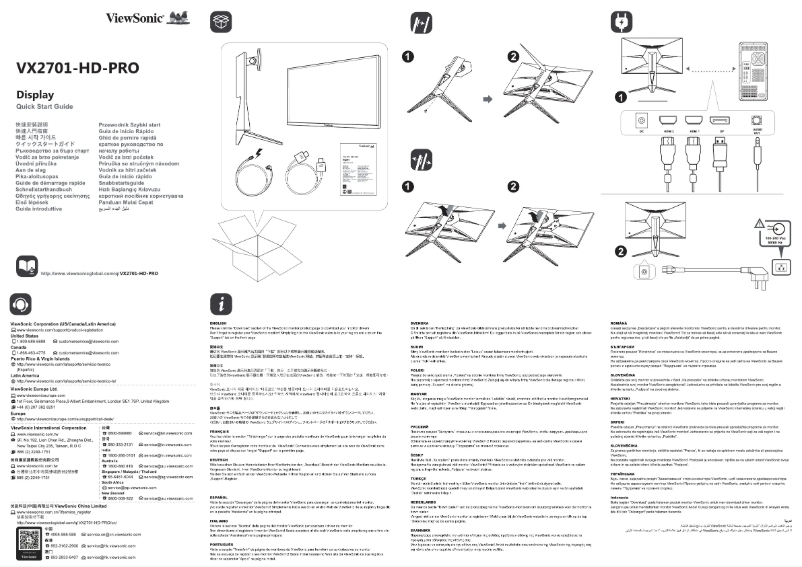 Image de la première page du manuel de l'appareil VX2701-hd-PRO