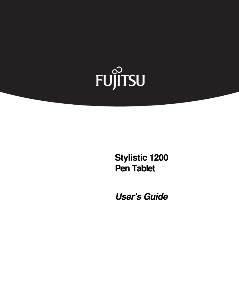 Page 1 de la notice Manuel utilisateur Fujitsu Stylistic 1200