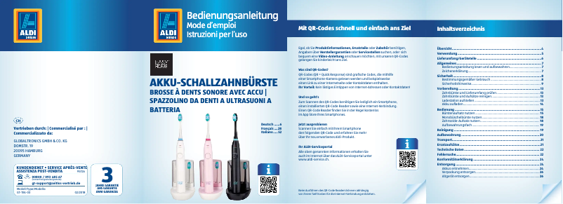 Page 1 de la notice Manuel utilisateur Easy Home GT-TBs-03