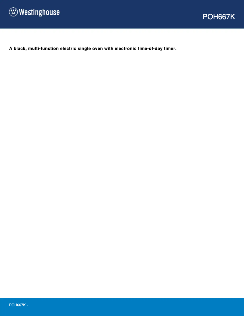 Image de la première page du manuel de l'appareil POH667K