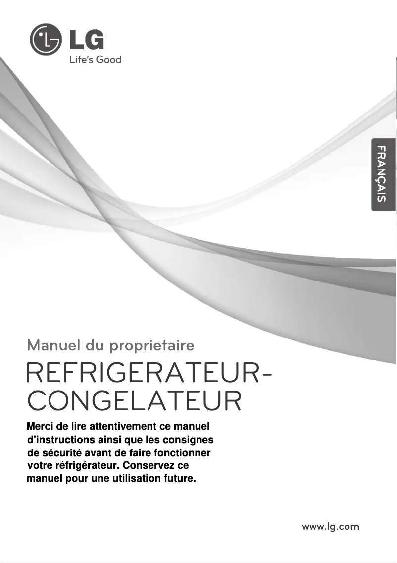 Page 1 de la notice Manuel utilisateur LG GN-M702GLHC