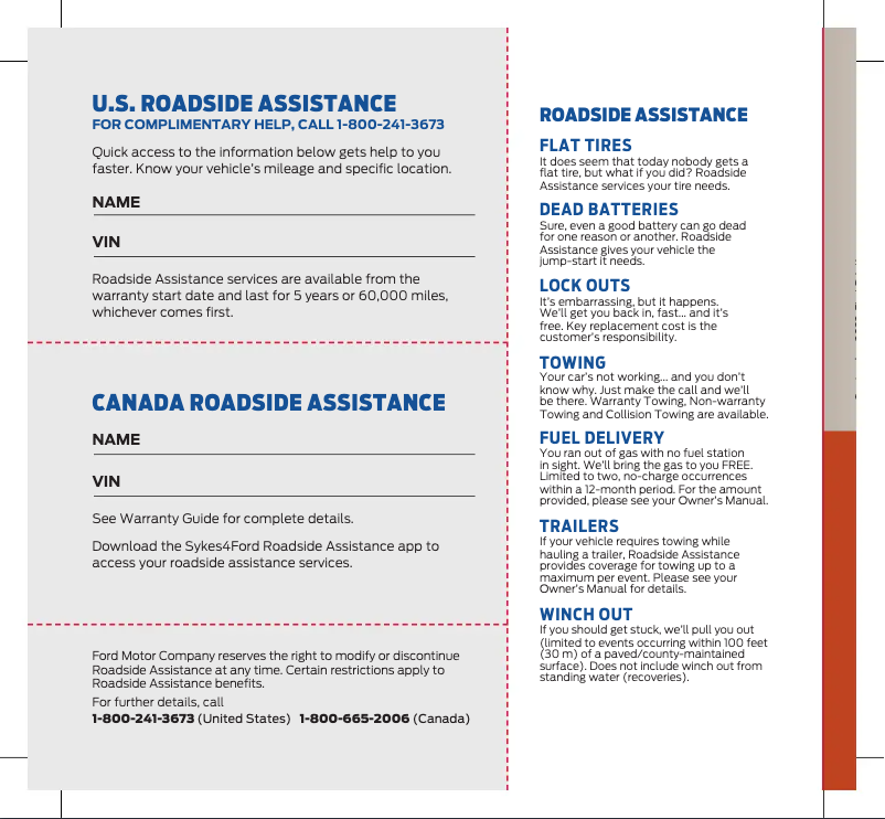 Page n°1 - Guide de démarrage rapide Ford Edge (2023)