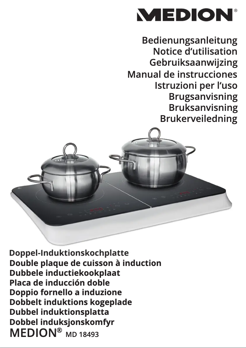 Page 1 de la notice Manuel utilisateur Medion MD 18493