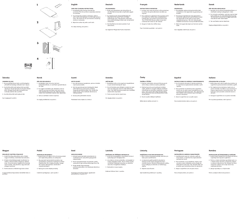 Página 1 del manual Manual de usuario Ikea FARDAL 204.730.36