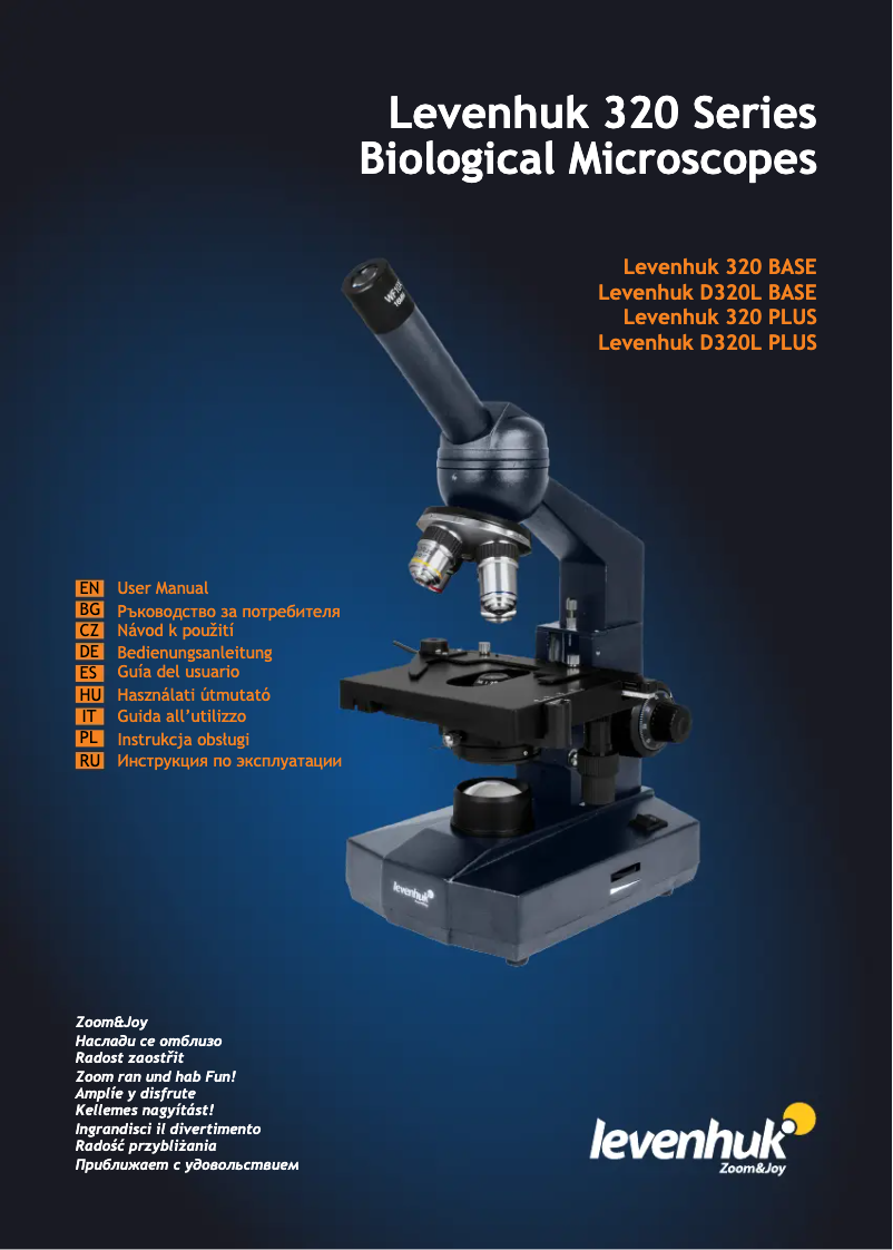 Page 1 de la notice Manuel utilisateur Levenhuk D320L BASE 3M