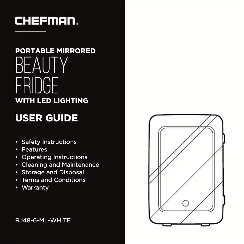 Página 1 del manual Manual de usuario Chefman RJ48-6-ML-WHITE