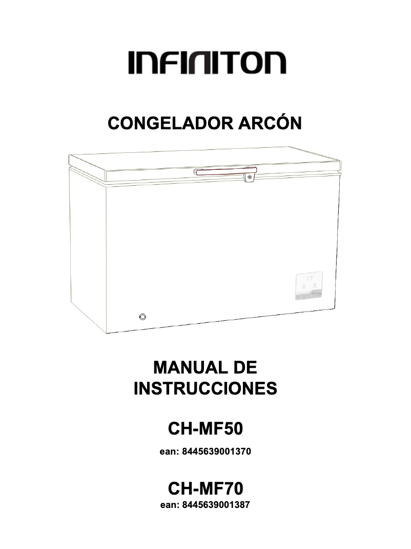 Page n°1 - Manuel utilisateur Infiniton CH-MF50