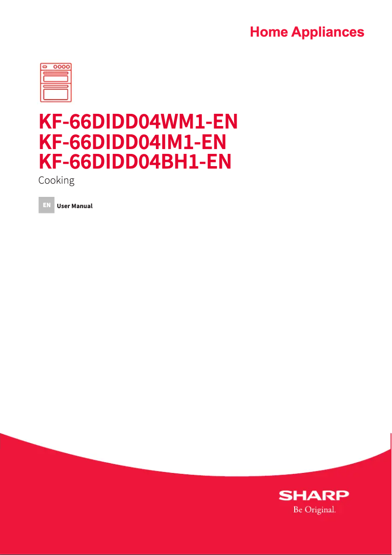 Page n°1 - Manuel utilisateur Sharp KF-66DIDD04BH1-EN