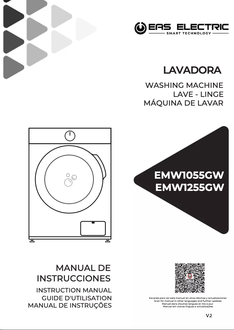 Page 1 de la notice Manuel utilisateur EAS Electric EMW1055GW