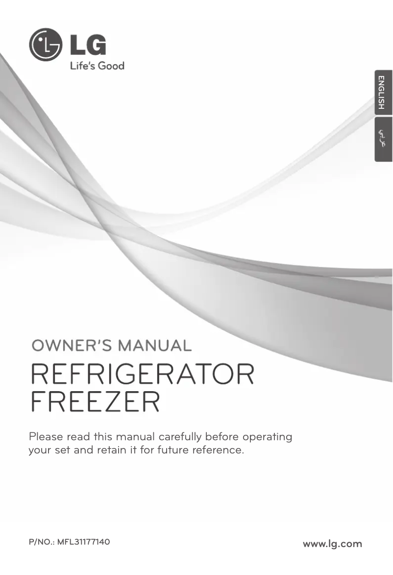 Page n°1 - Manuel utilisateur LG GR-B429BLQ