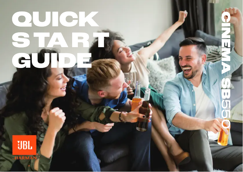 Image de la première page du manuel de l'appareil Cinema SB550