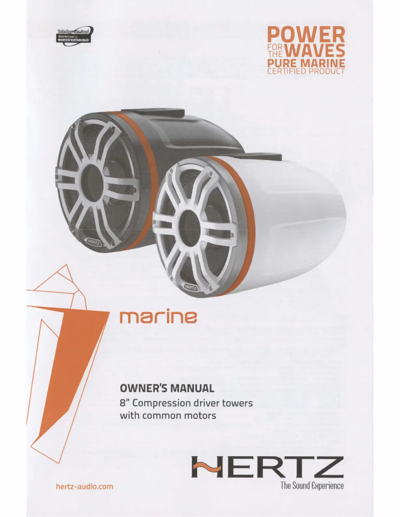 Página 1 del manual Manual de usuario Hertz HTX 8H S-FL