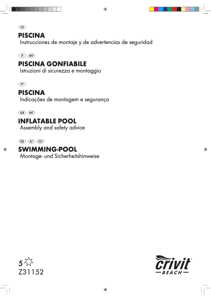 Image de la première page du manuel de l'appareil Z31152