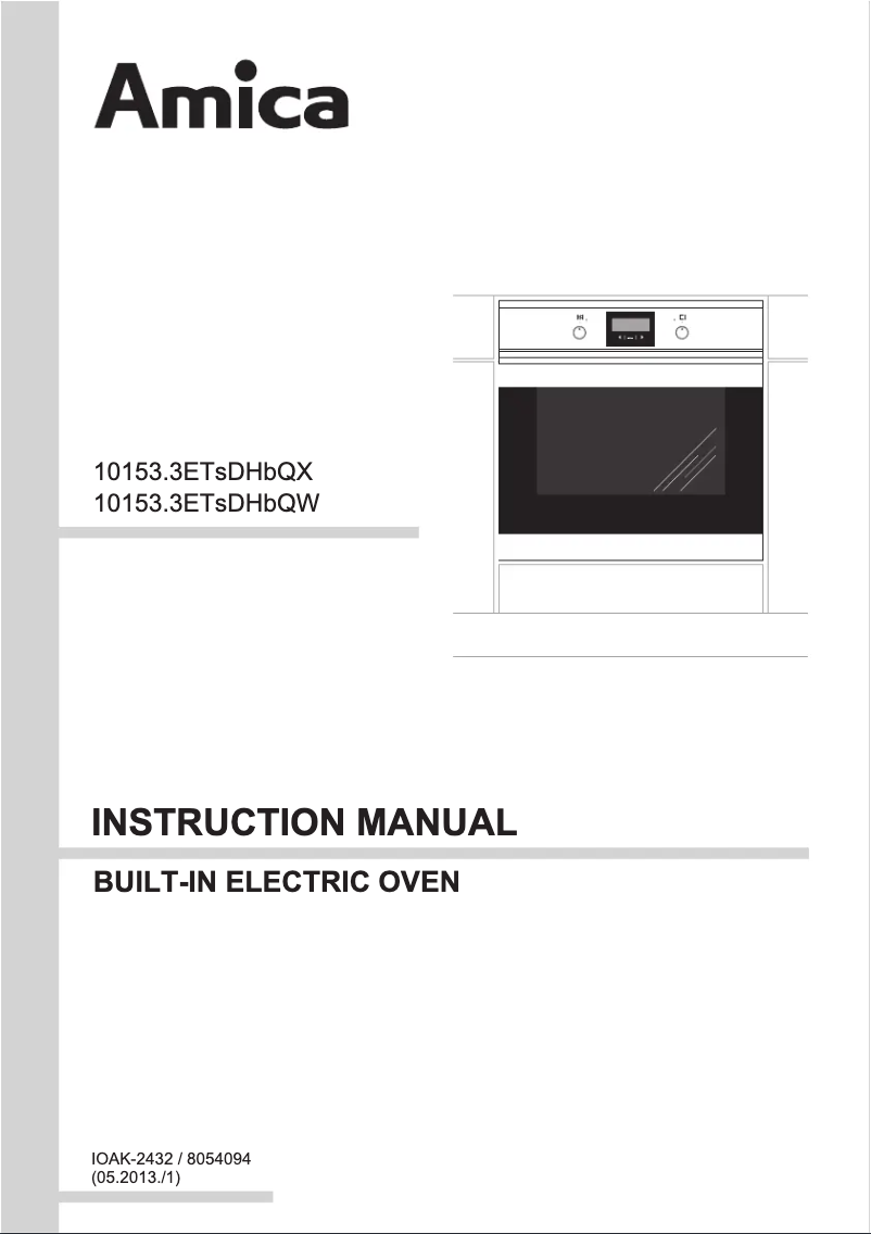 Page 1 de la notice Manuel utilisateur Amica 1053.3TsW