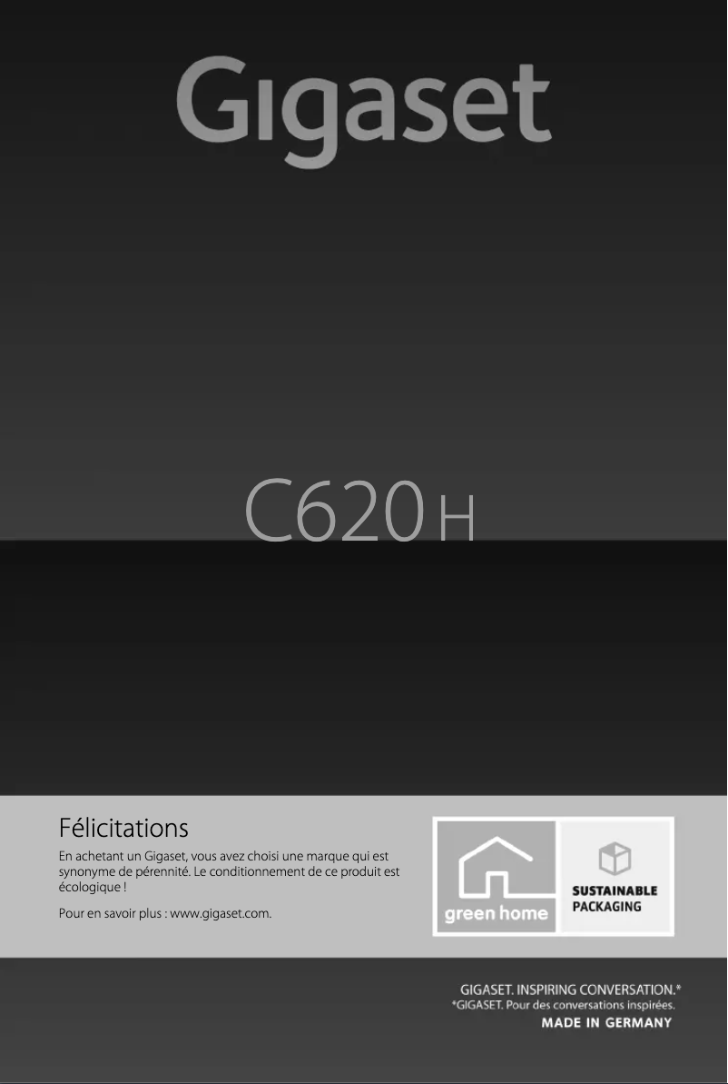 Imagen de la primera página del manual del dispositivo C620H