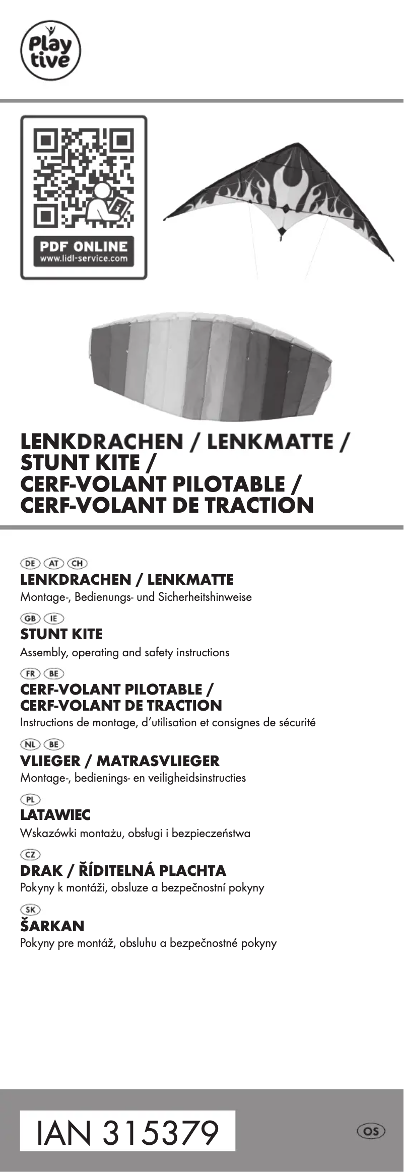 Page 1 de la notice Manuel utilisateur Playtive HG04963