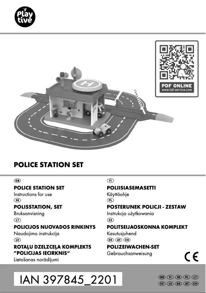 Page 1 de la notice Manuel utilisateur Playtive IAN 397845