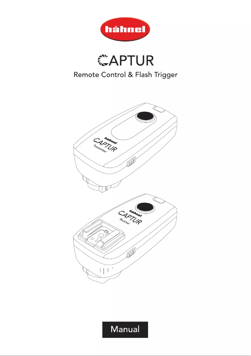 Image de la première page du manuel de l'appareil Captur Receiver (Canon)