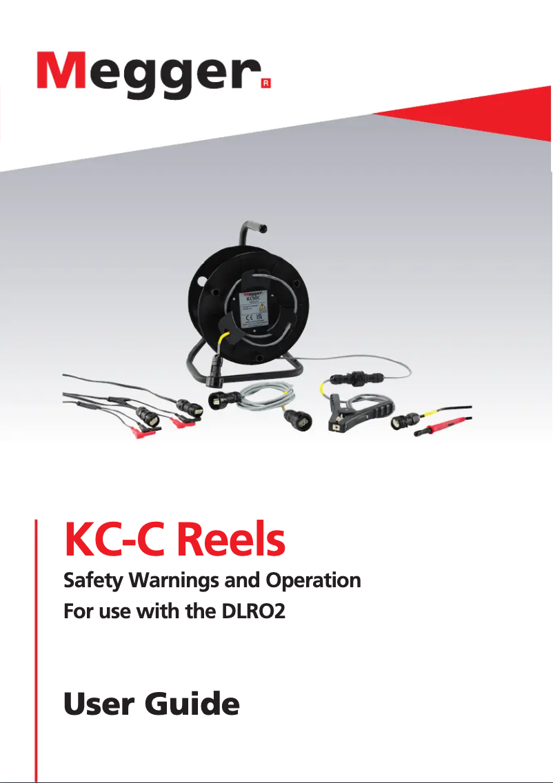 Page 1 de la notice Manuel utilisateur Megger KC-C