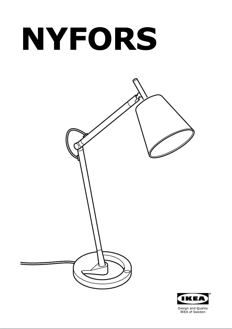 Imagen de la primera página del manual del dispositivo NYFORS