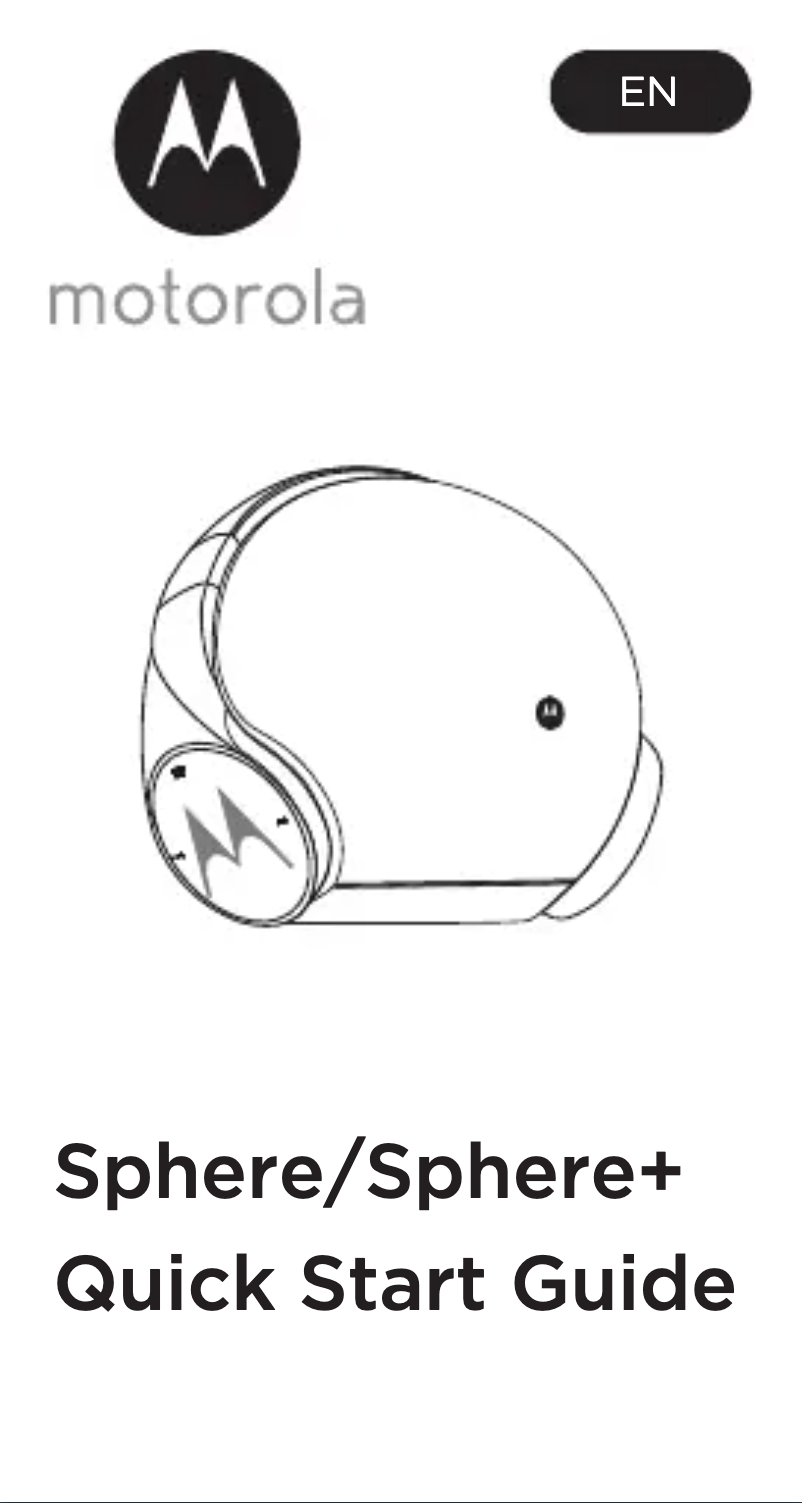 Page 1 de la notice Manuel utilisateur Motorola Sphere