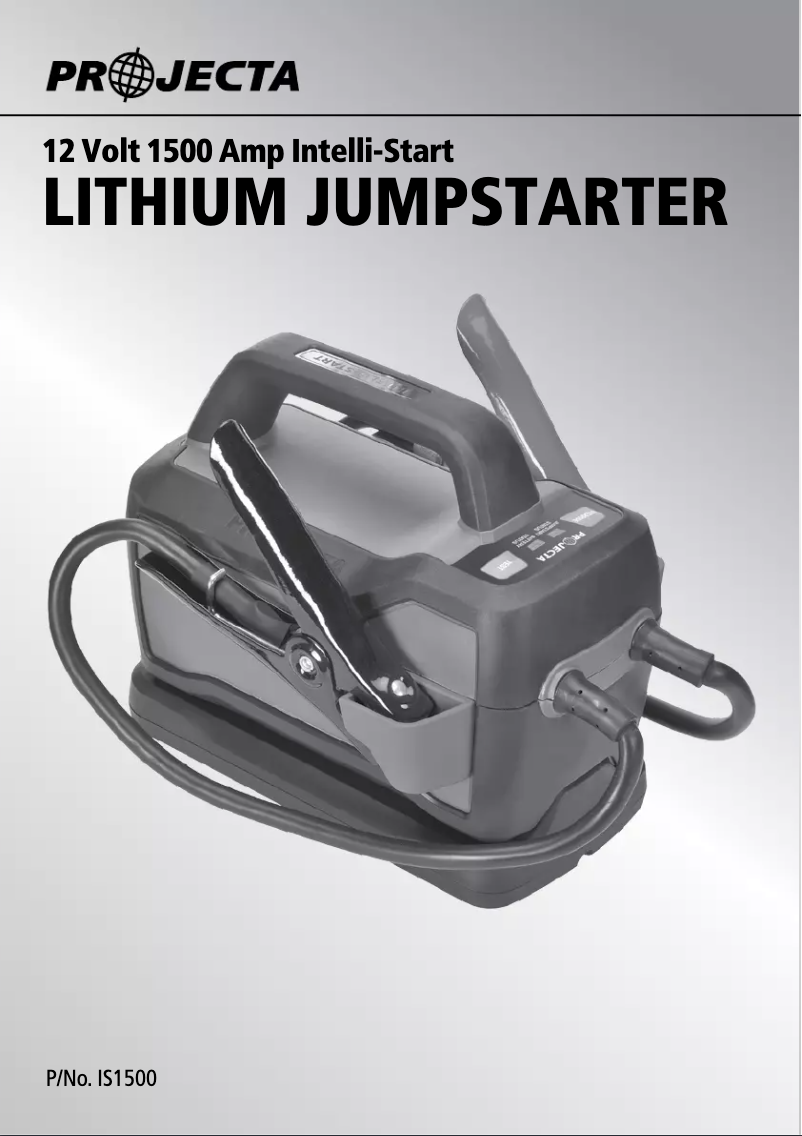 Image de la première page du manuel de l'appareil IS1500