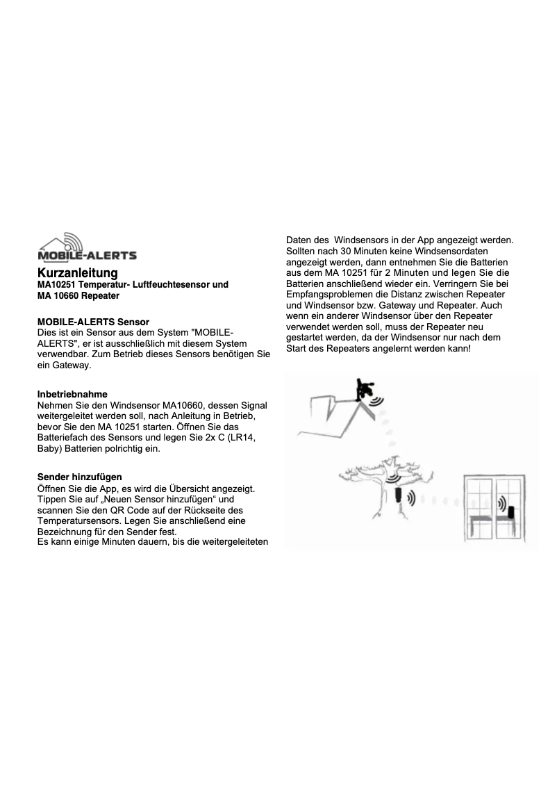 Page 1 de la notice Manuel utilisateur Techno Line MA 10251