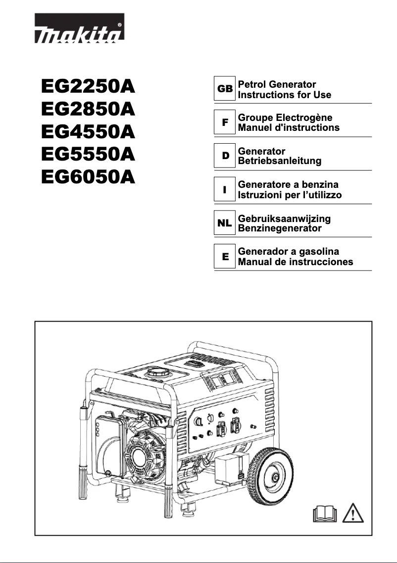 Página 1 del manual Manual de usuario Makita EG2250A