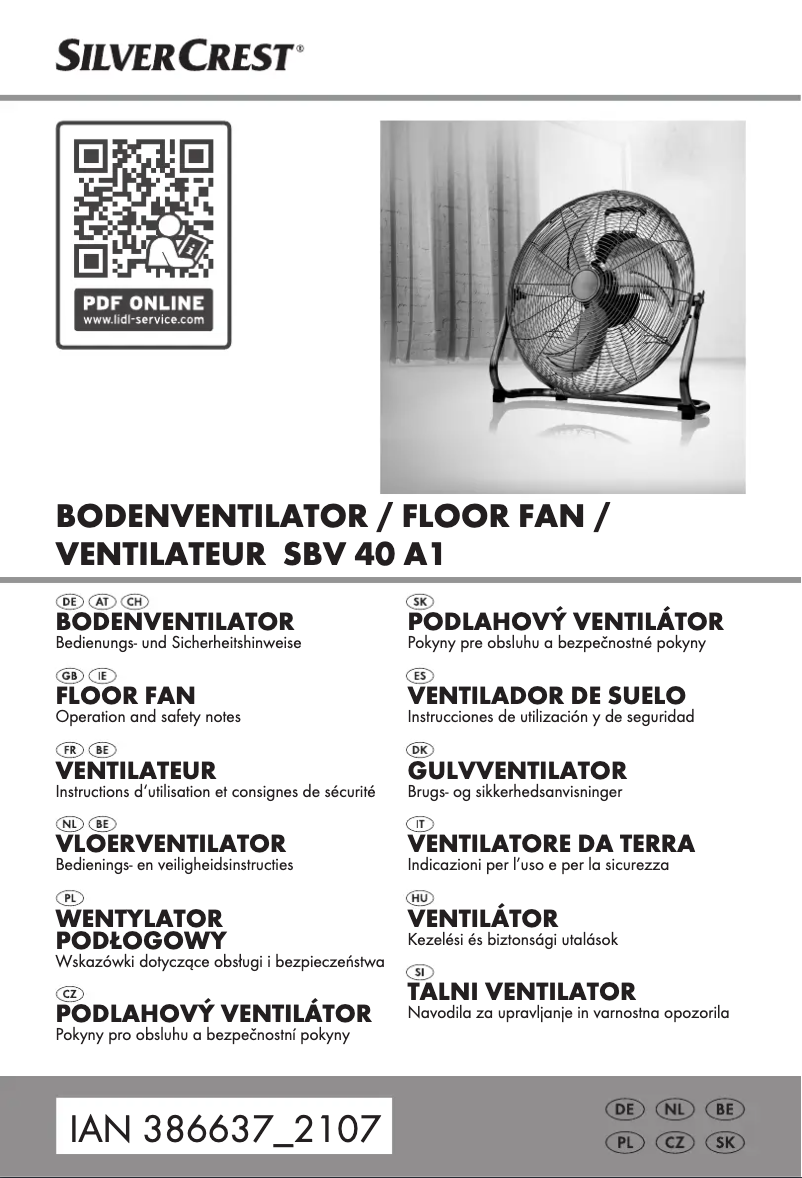 Page 1 de la notice Manuel utilisateur SilverCrest SBV 50 C1