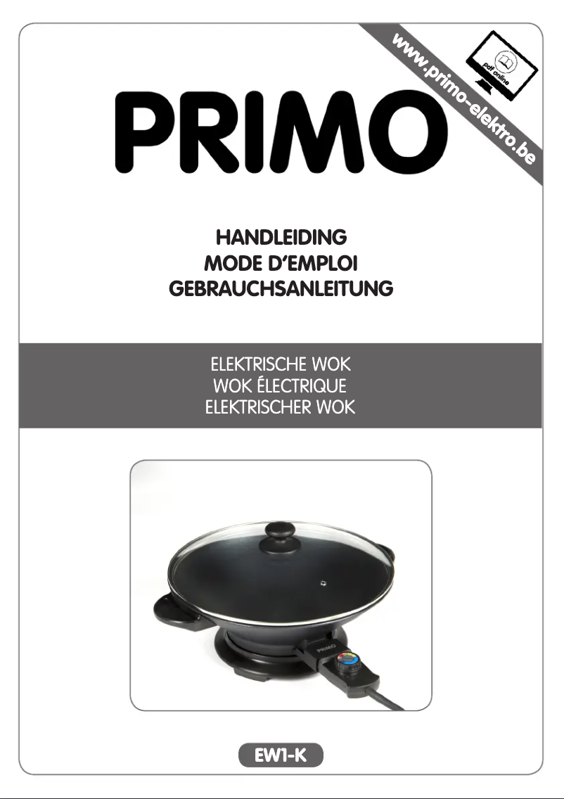 Page n°1 - Manuel utilisateur Primo EW1