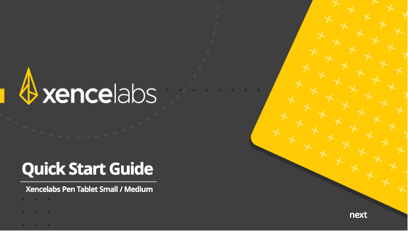 Image de la première page du manuel de l'appareil Pen Tablet