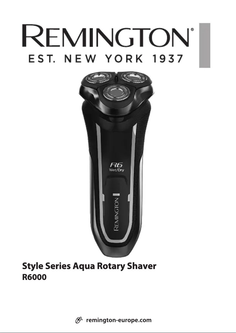 Page 1 de la notice Manuel utilisateur Remington Style Series R6000