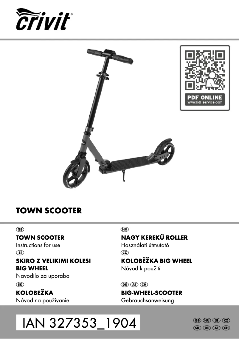 Imagen de la primera página del manual del dispositivo IAN 327353