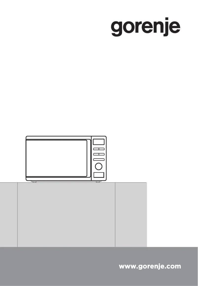 Page 1 de la notice Manuel utilisateur Gorenje MMO20DBII