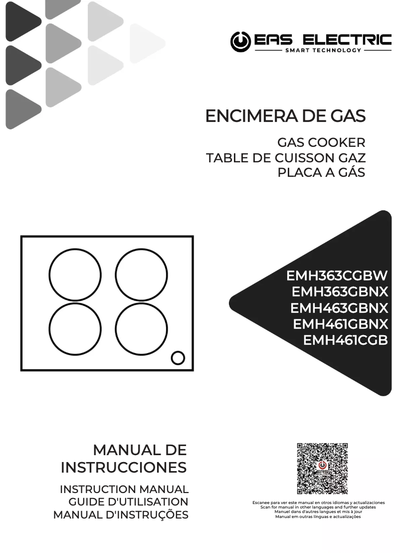 Page n°1 - Manuel utilisateur EAS Electric EMH463GBNX