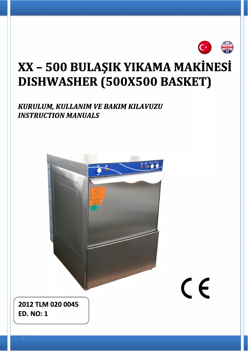 Page n°1 - Manuel utilisateur Maksan DW 500
