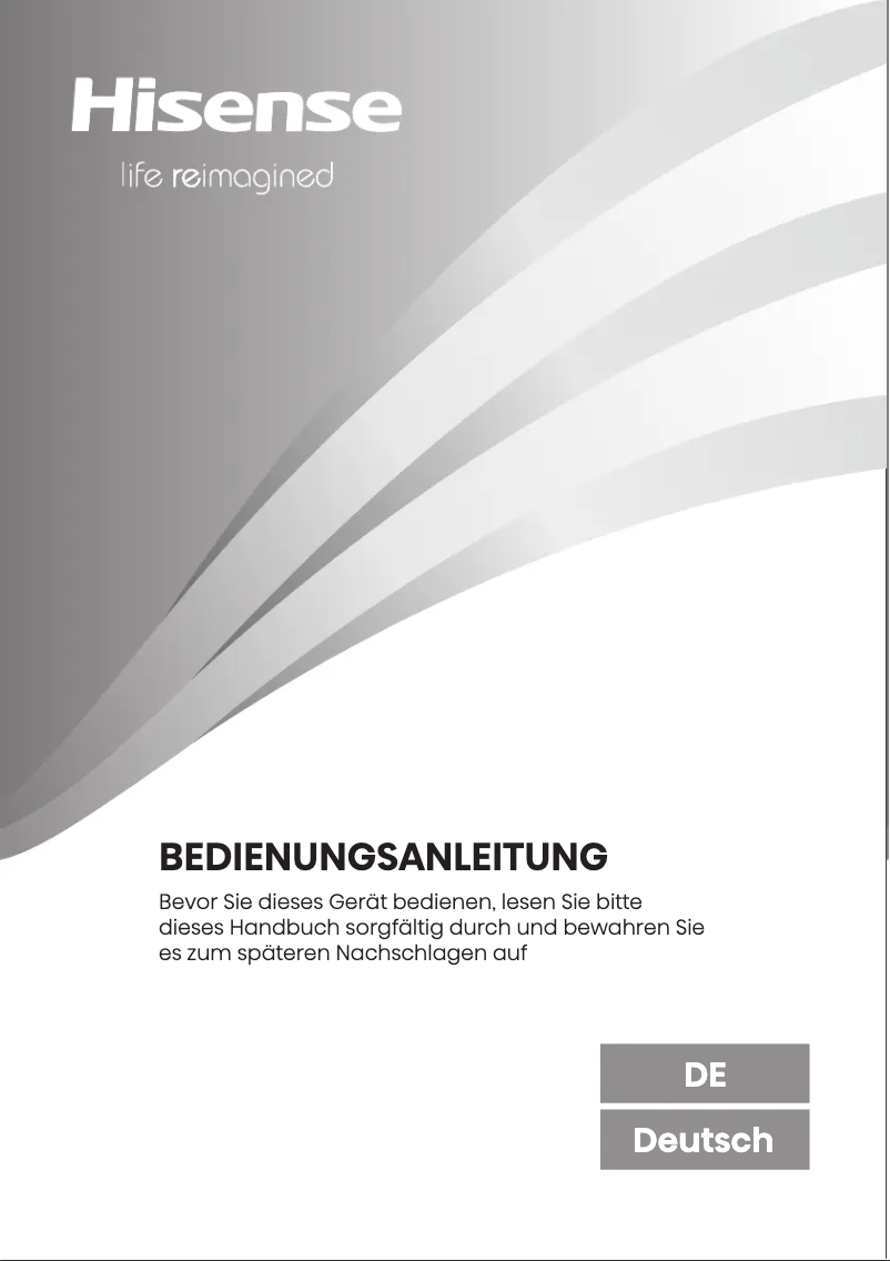 Page 1 de la notice Manuel utilisateur Hisense RB3B250SAWE