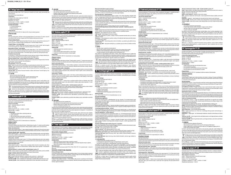 Page n°1 - Manuel utilisateur Emos M0048