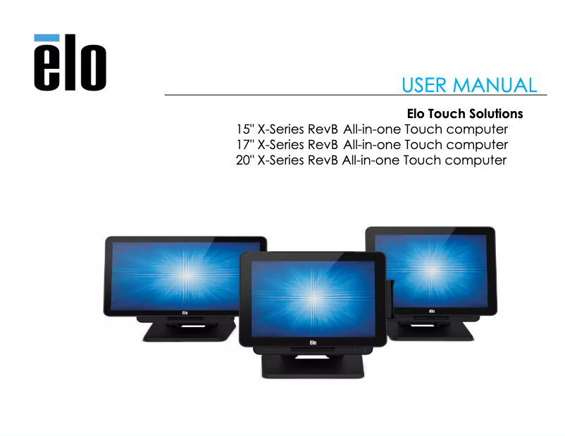 Imagen de la primera página del manual del dispositivo AccuTouch X3