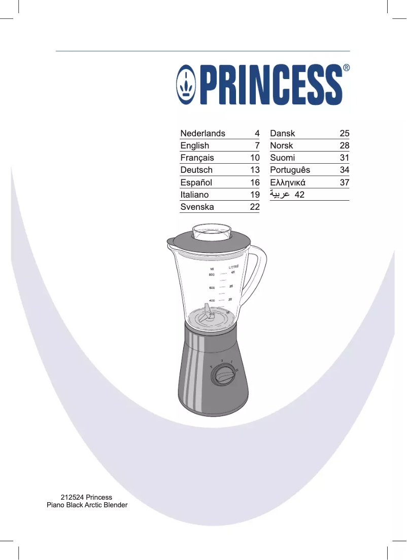 Page 1 de la notice Manuel utilisateur Princess Piano Black Arctic 212524