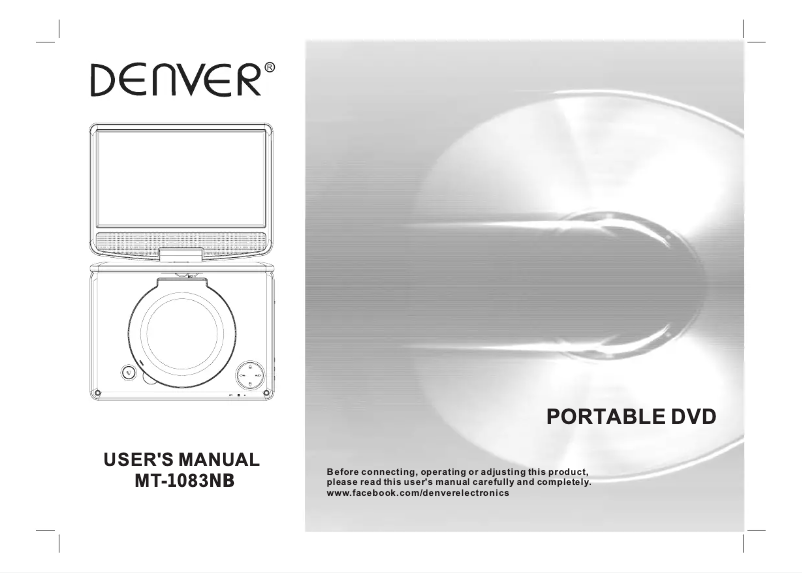 Página 1 del manual Manual de usuario Denver MT-1083NB