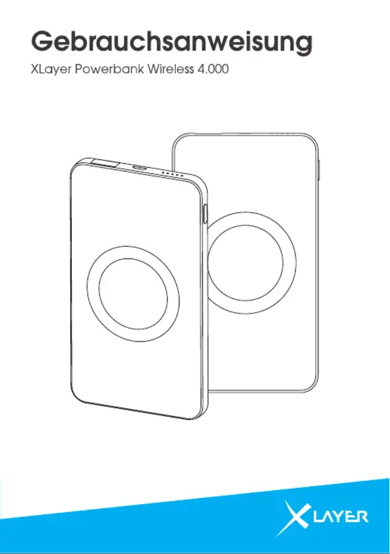 Image de la première page du manuel de l'appareil Powerbank Wireless 4.000