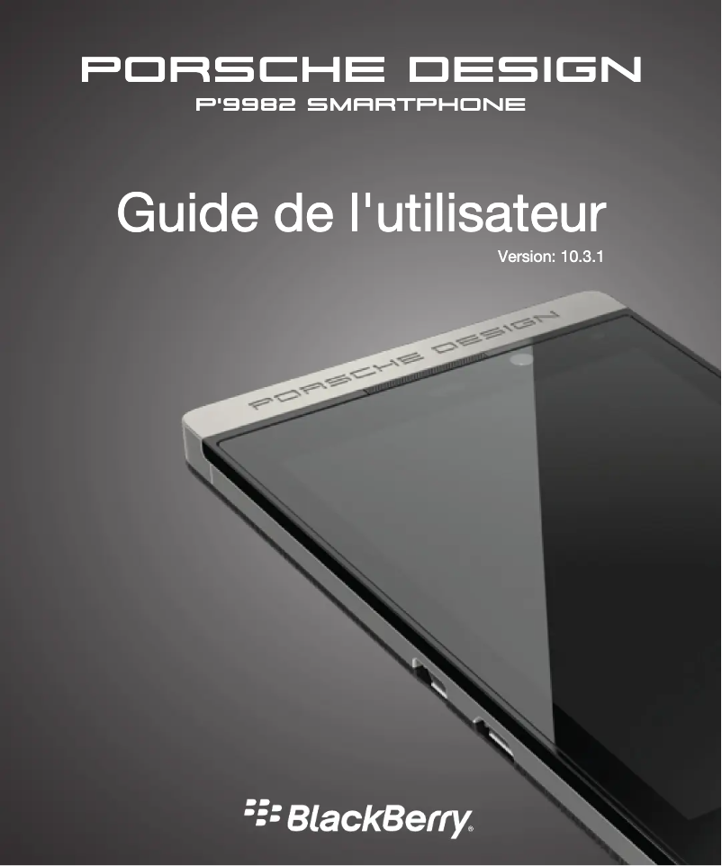 Image de la première page du manuel de l'appareil Porsche Design P9982